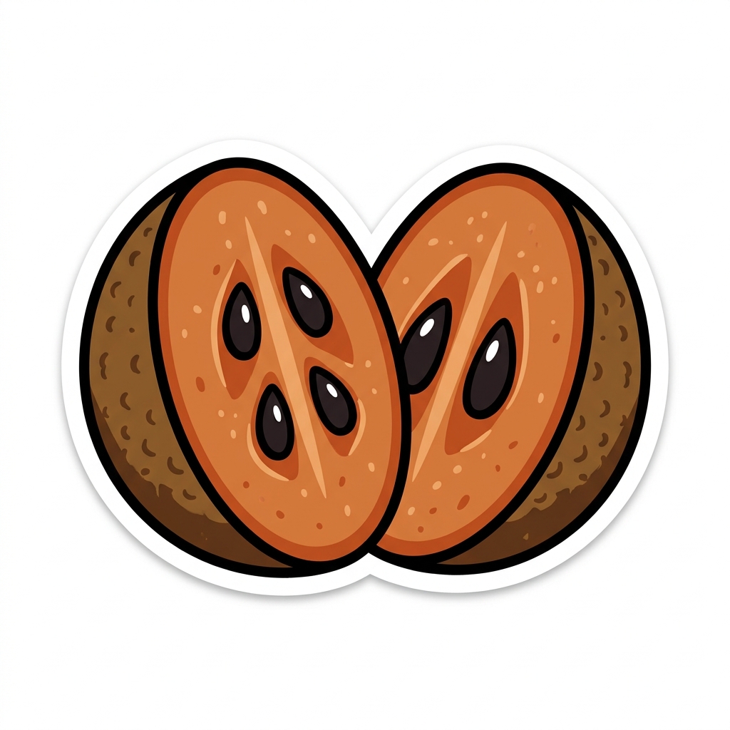 Earthy Sapota (Chikoo)